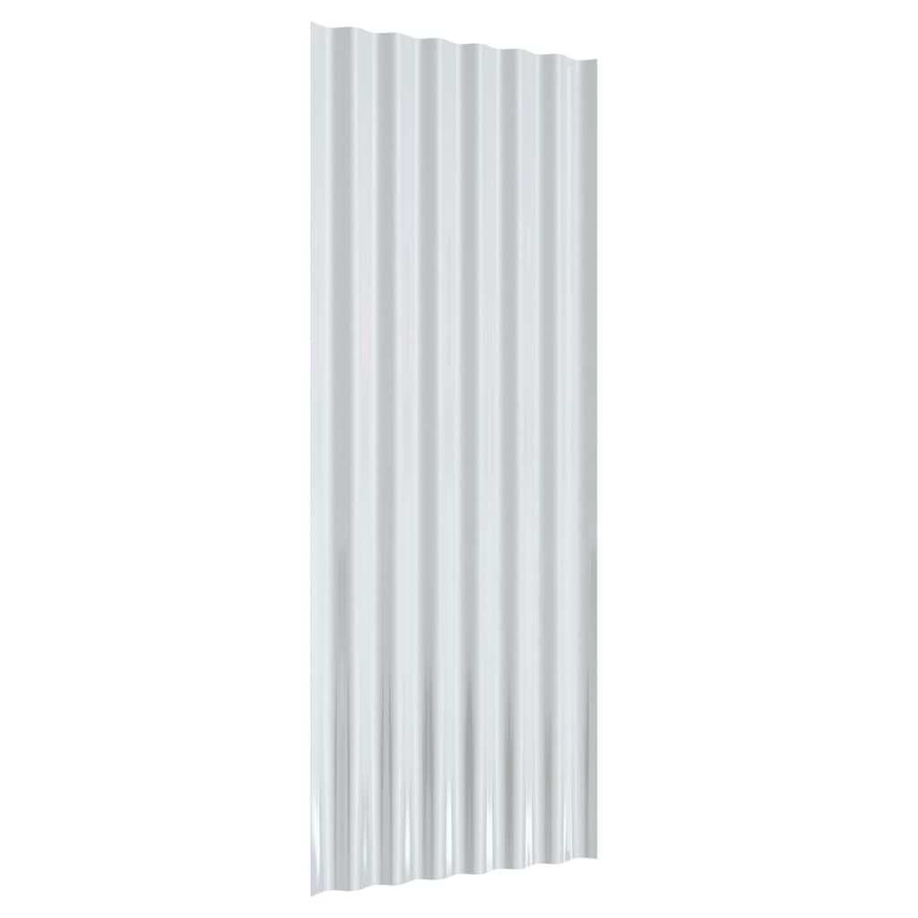 Dakpanelen 36 st 80x36 cm gepoedercoat staal