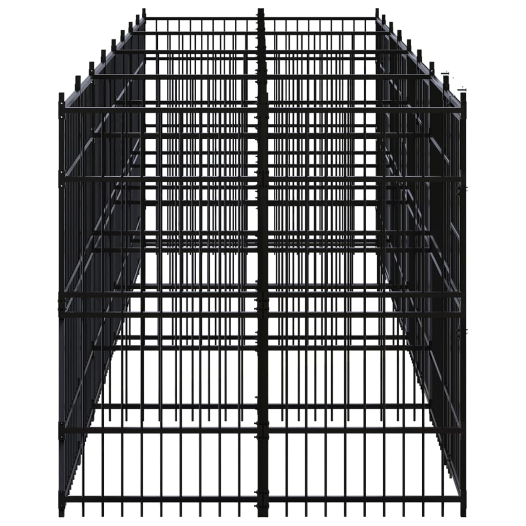 Hondenkennel 7,37 m² staal