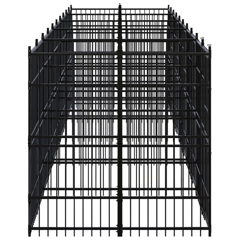 Hondenkennel 7,37 m² staal