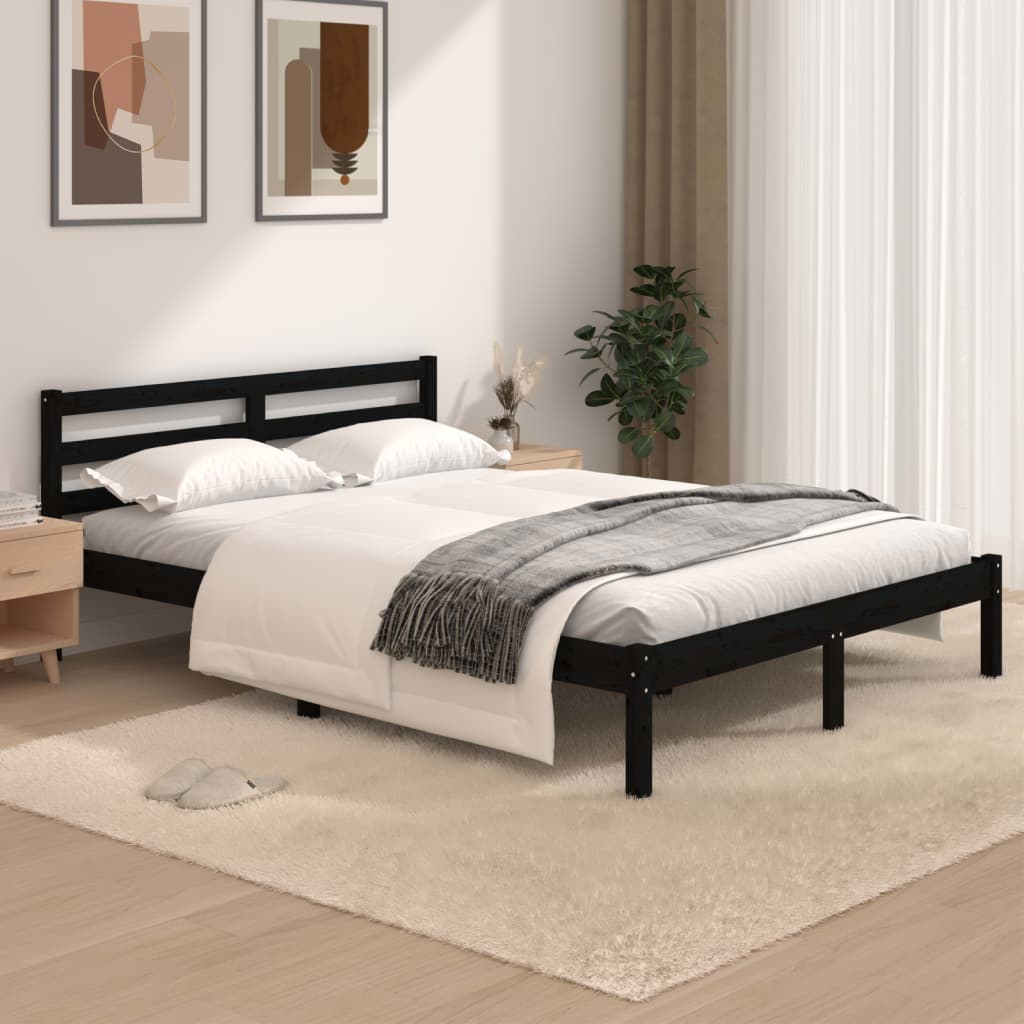 Bedframe massief grenenhout 150x200 cm