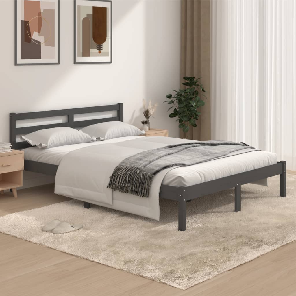 Bedframe massief grenenhout 150x200 cm