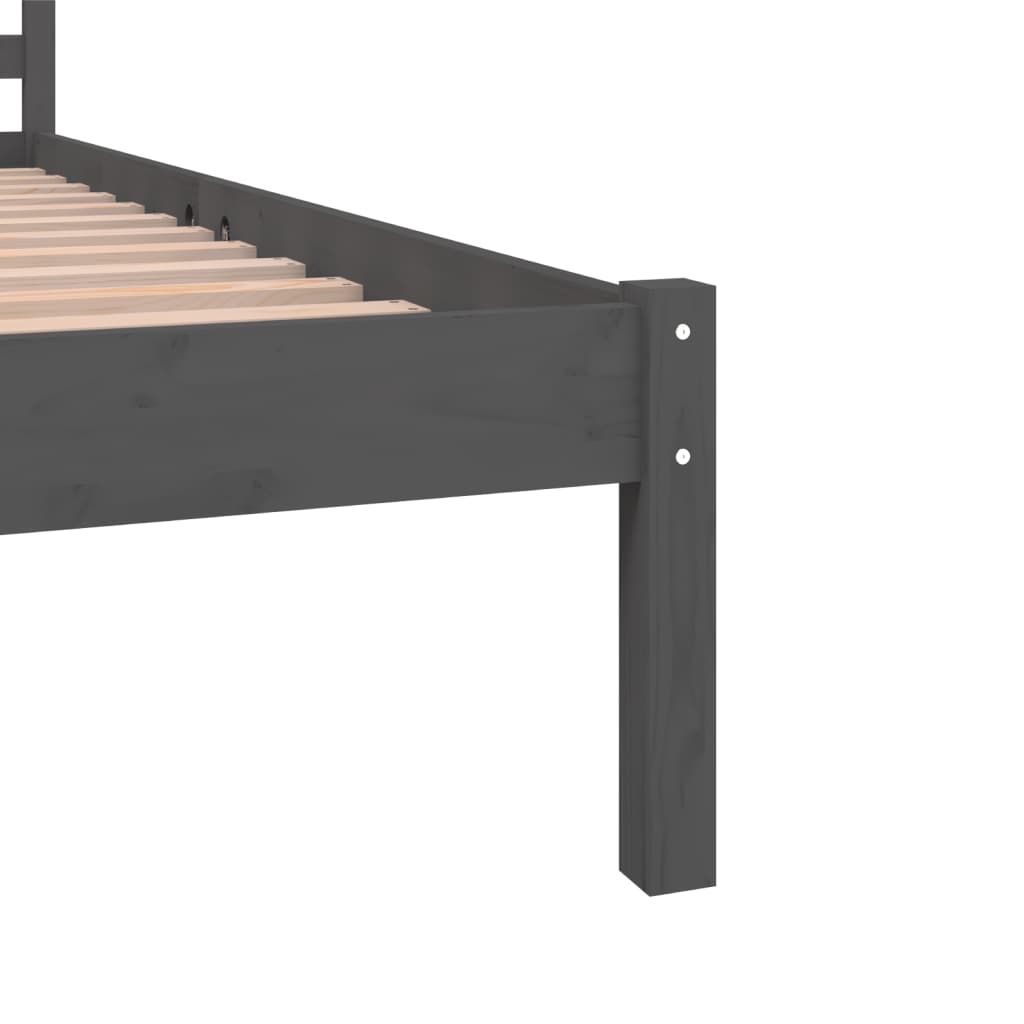 Bedframe massief grenenhout 200x200 cm