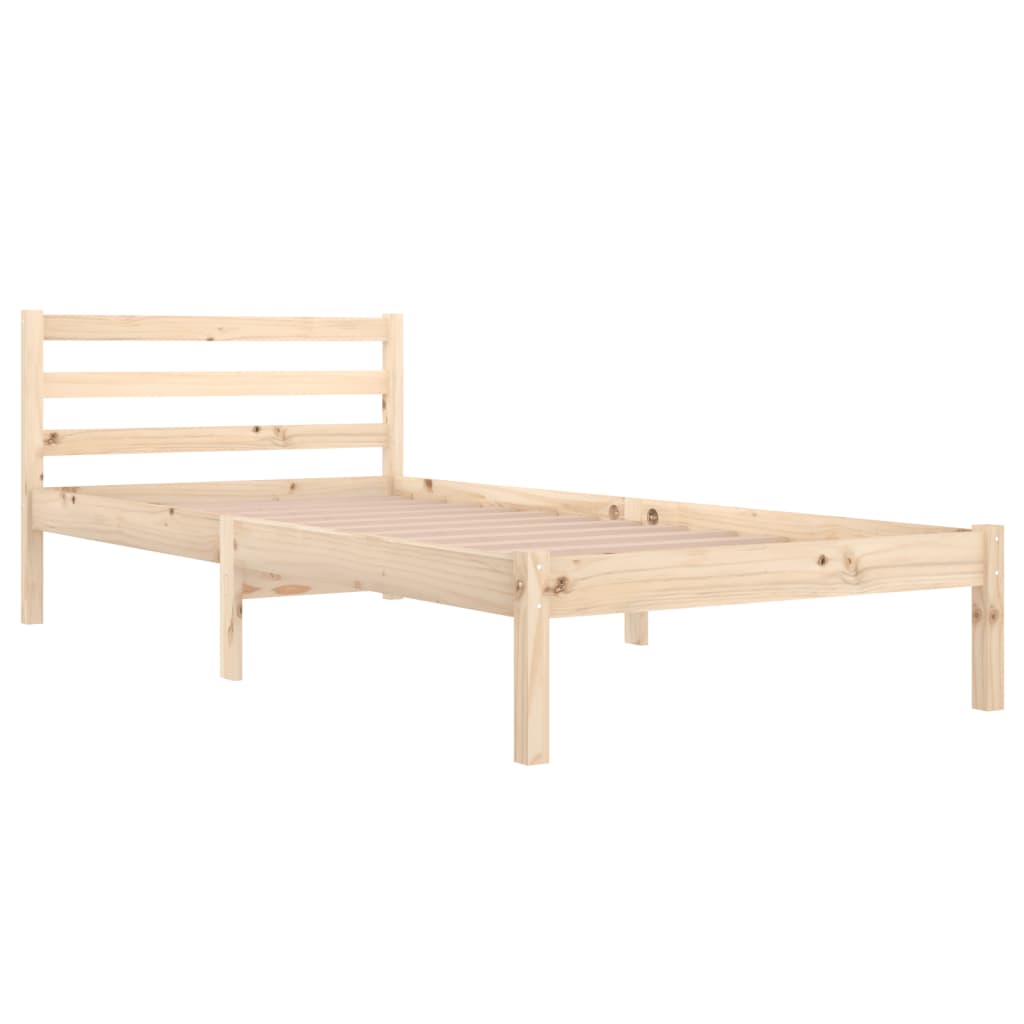 Bedframe massief grenenhout 200x200 cm