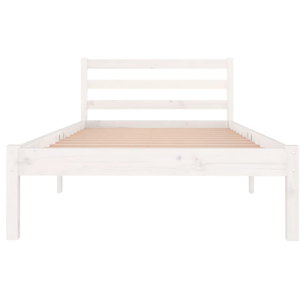 Bedframe massief grenenhout 200x200 cm