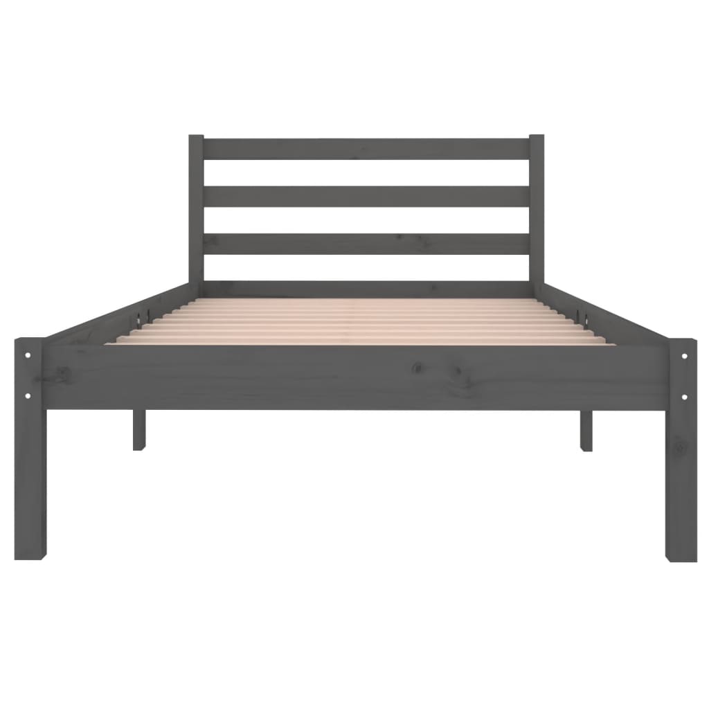 Bedframe massief grenenhout 200x200 cm