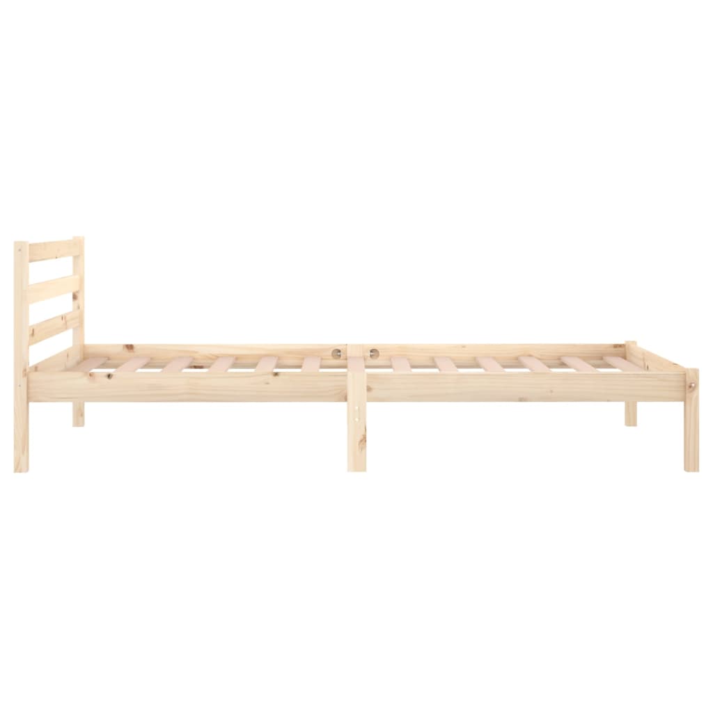 Bedframe massief grenenhout 200x200 cm