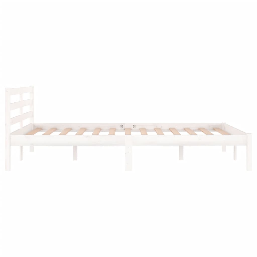 Bedframe massief grenenhout 200x200 cm