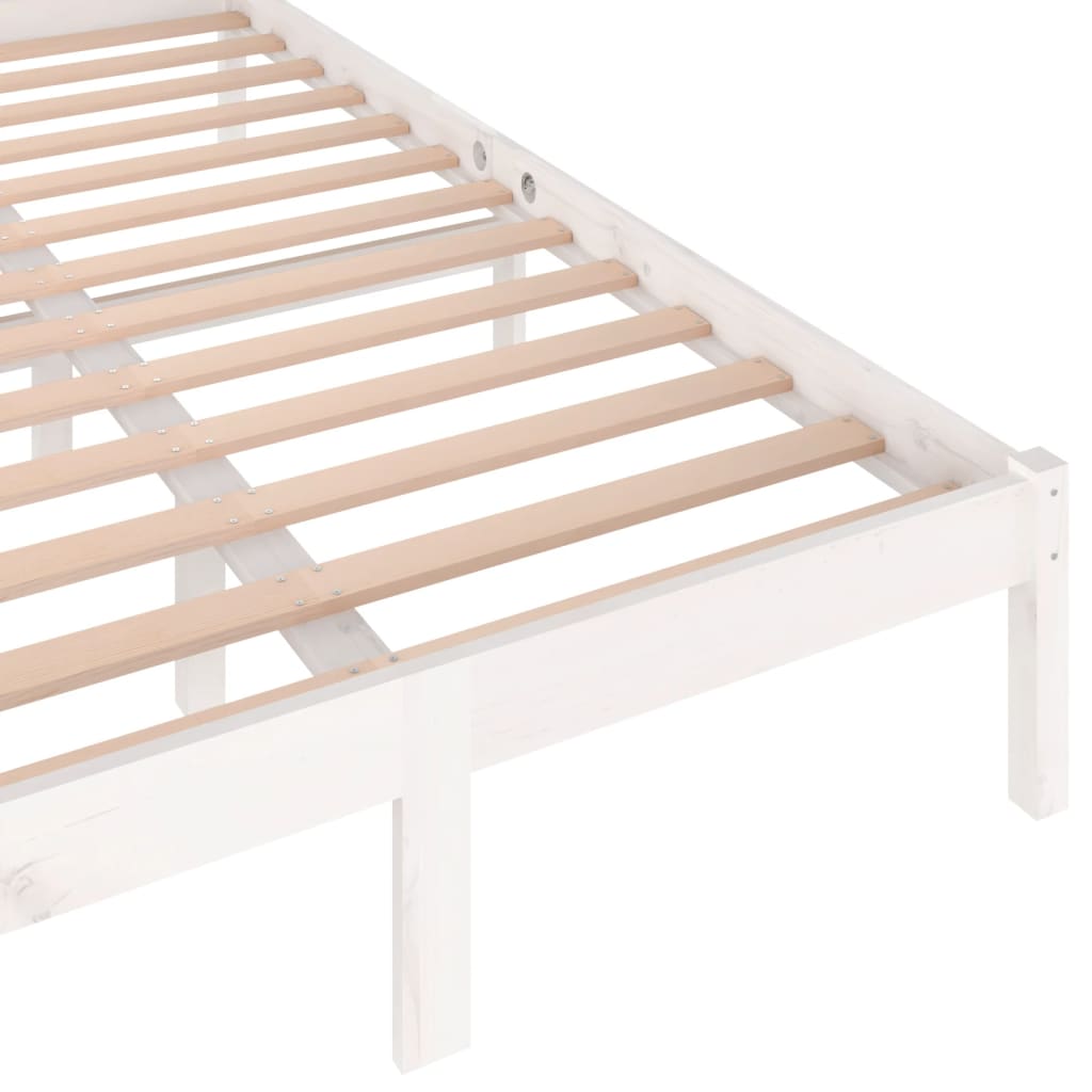 Bedframe massief grenenhout 200x200 cm