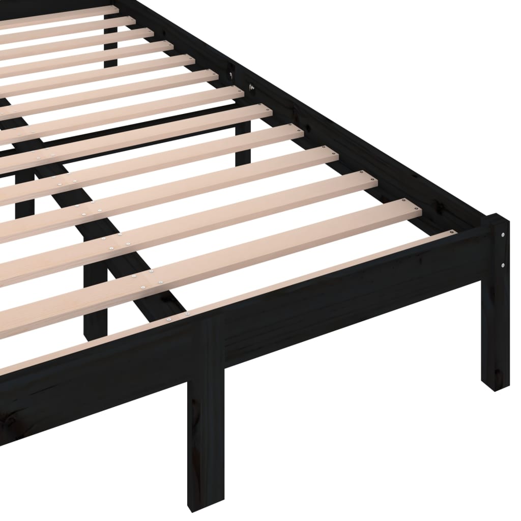 Bedframe massief grenenhout 200x200 cm