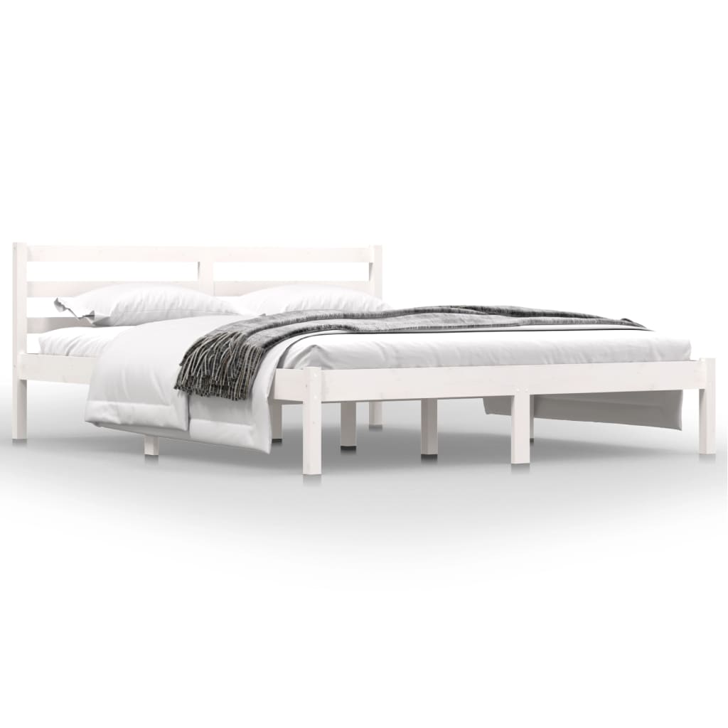 Bedframe massief grenenhout 150x200 cm