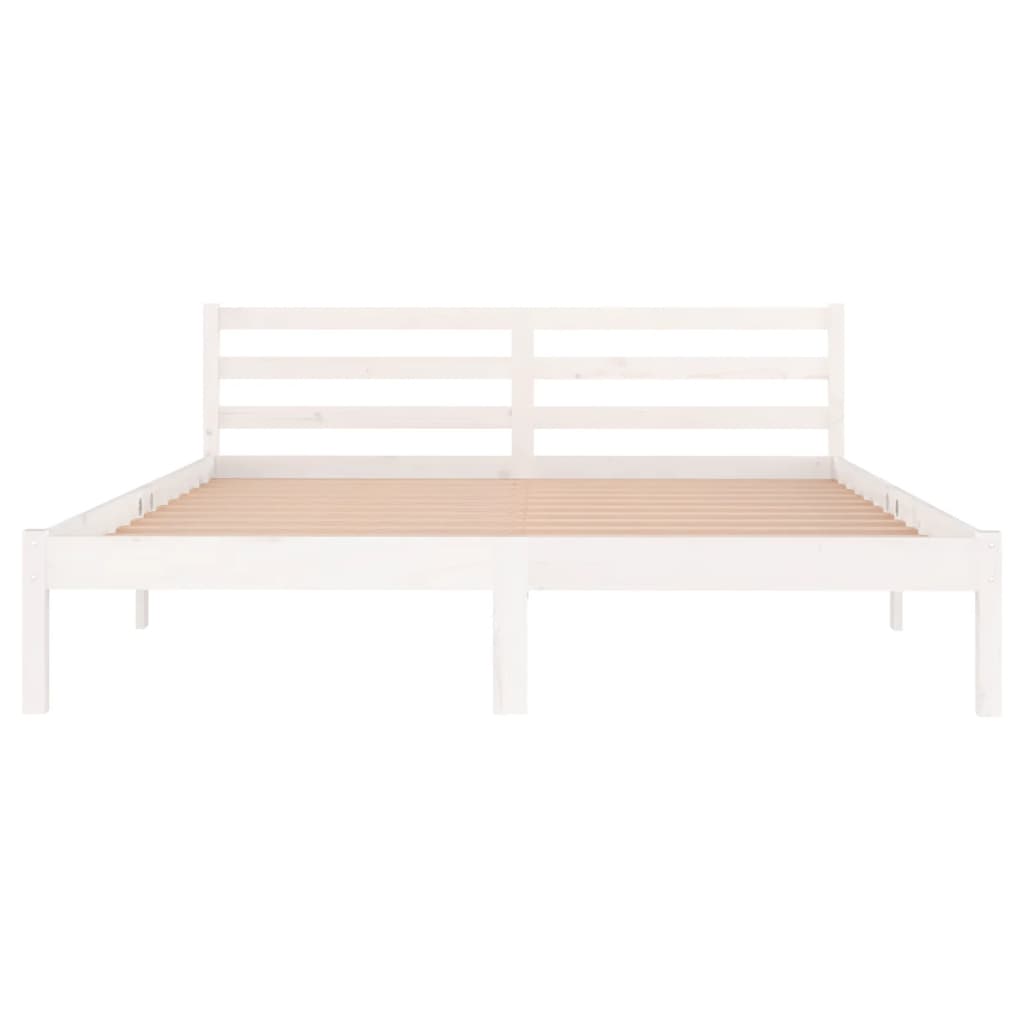 Bedframe massief grenenhout 200x200 cm