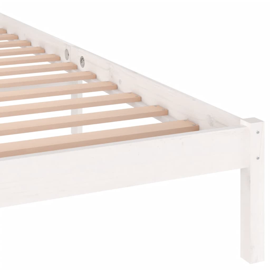 Bedframe massief grenenhout 200x200 cm