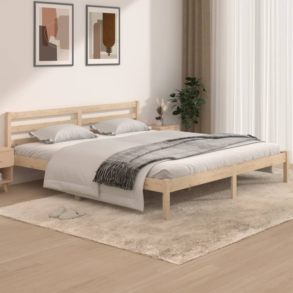 Bedframe massief grenenhout 150x200 cm