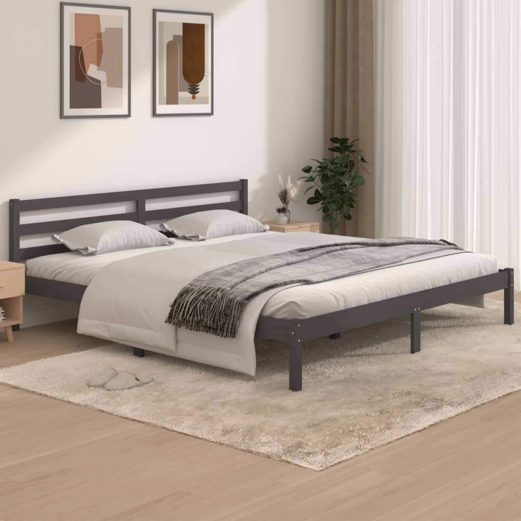 Bedframe massief grenenhout 150x200 cm