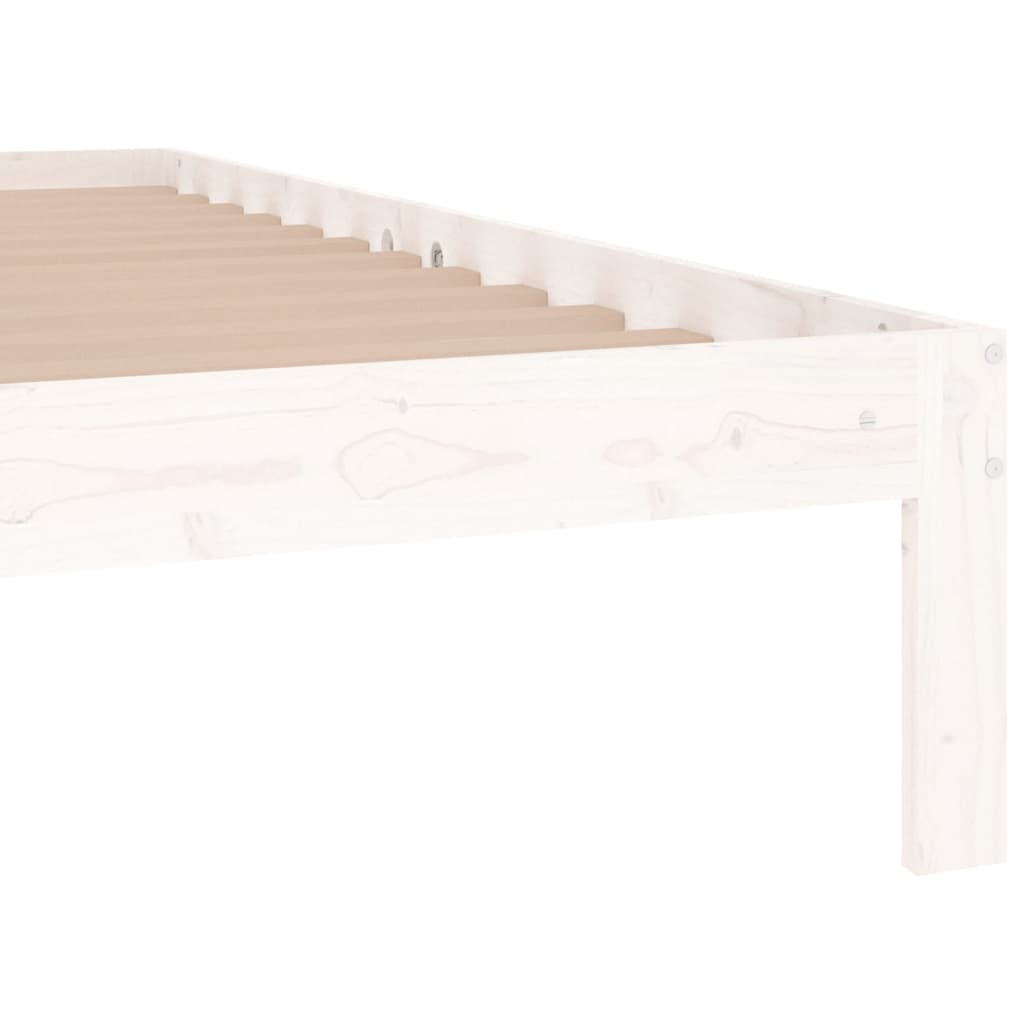 Bedframe massief hout 135x190 cm