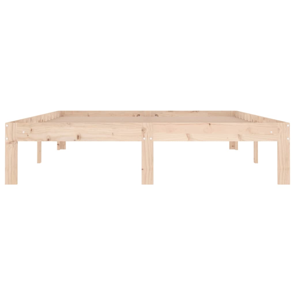 Bedframe massief hout 135x190 cm