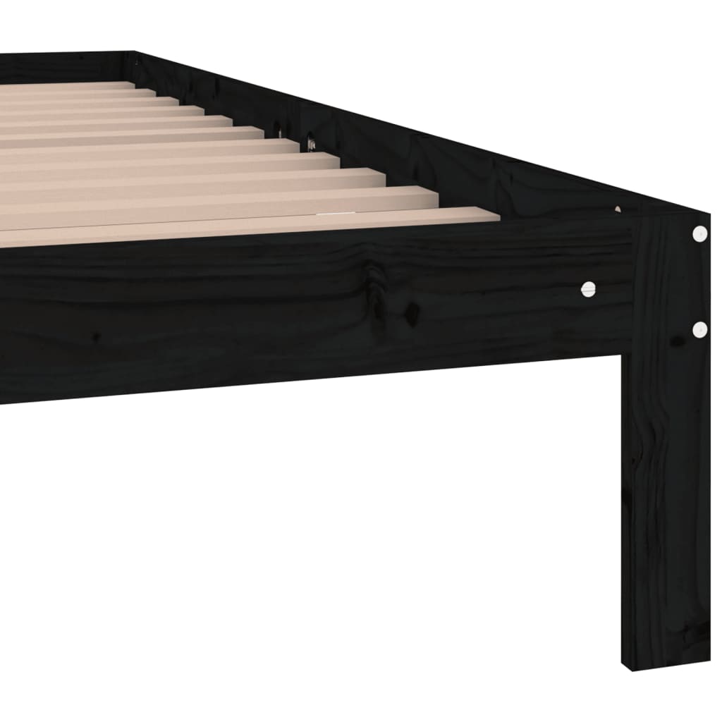 Bedframe massief hout 135x190 cm