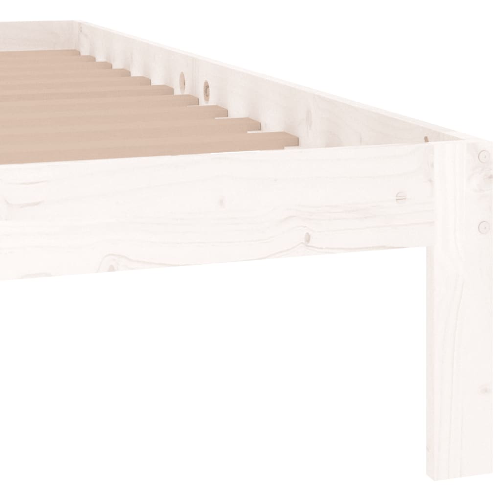 Bedframe massief grenenhout 200x200 cm