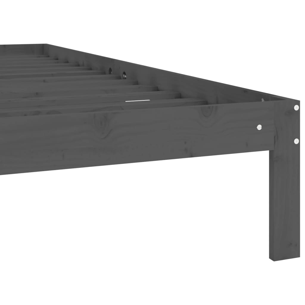 Bedframe massief grenenhout 200x200 cm