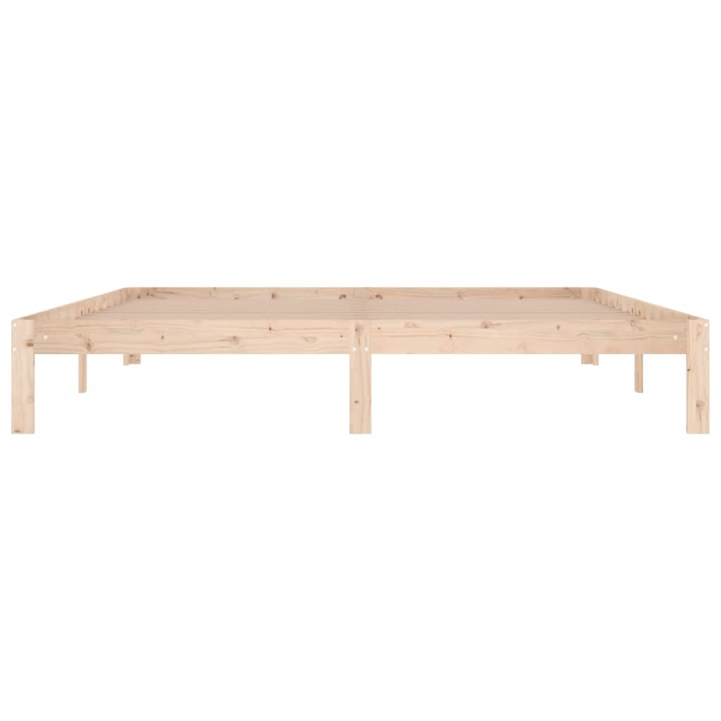 Bedframe massief hout 135x190 cm