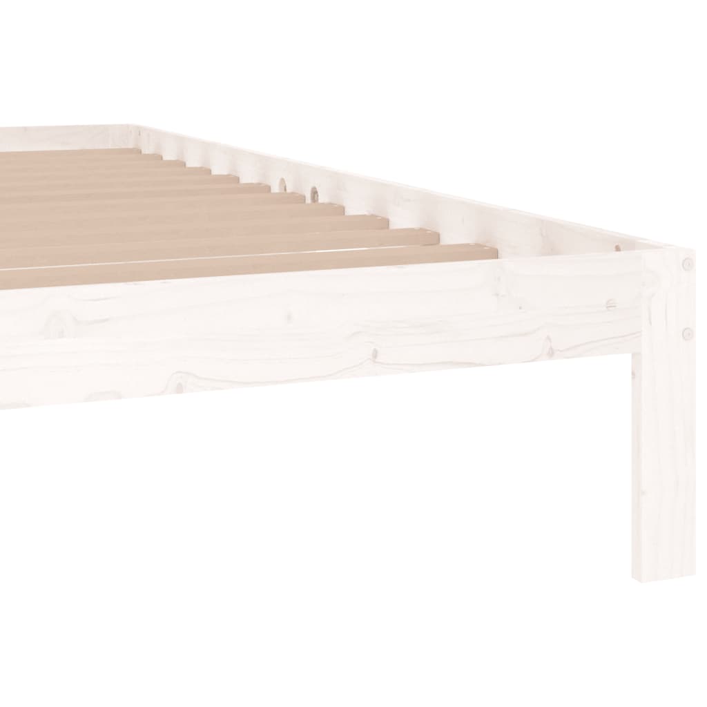 Bedframe massief hout 135x190 cm