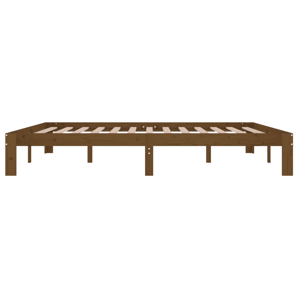 Bedframe massief hout 135x190 cm