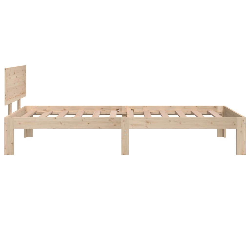 Bedframe massief hout 75x190 cm