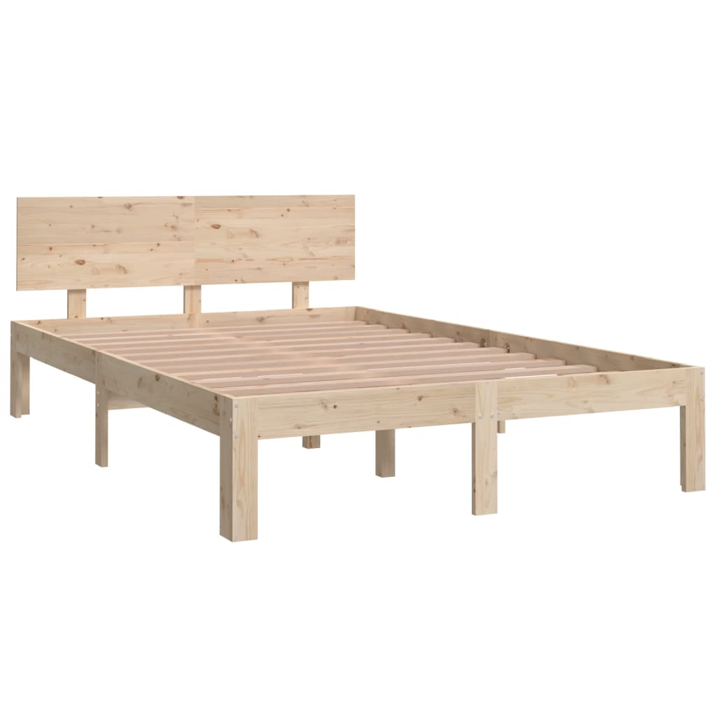 Bedframe massief hout 75x190 cm