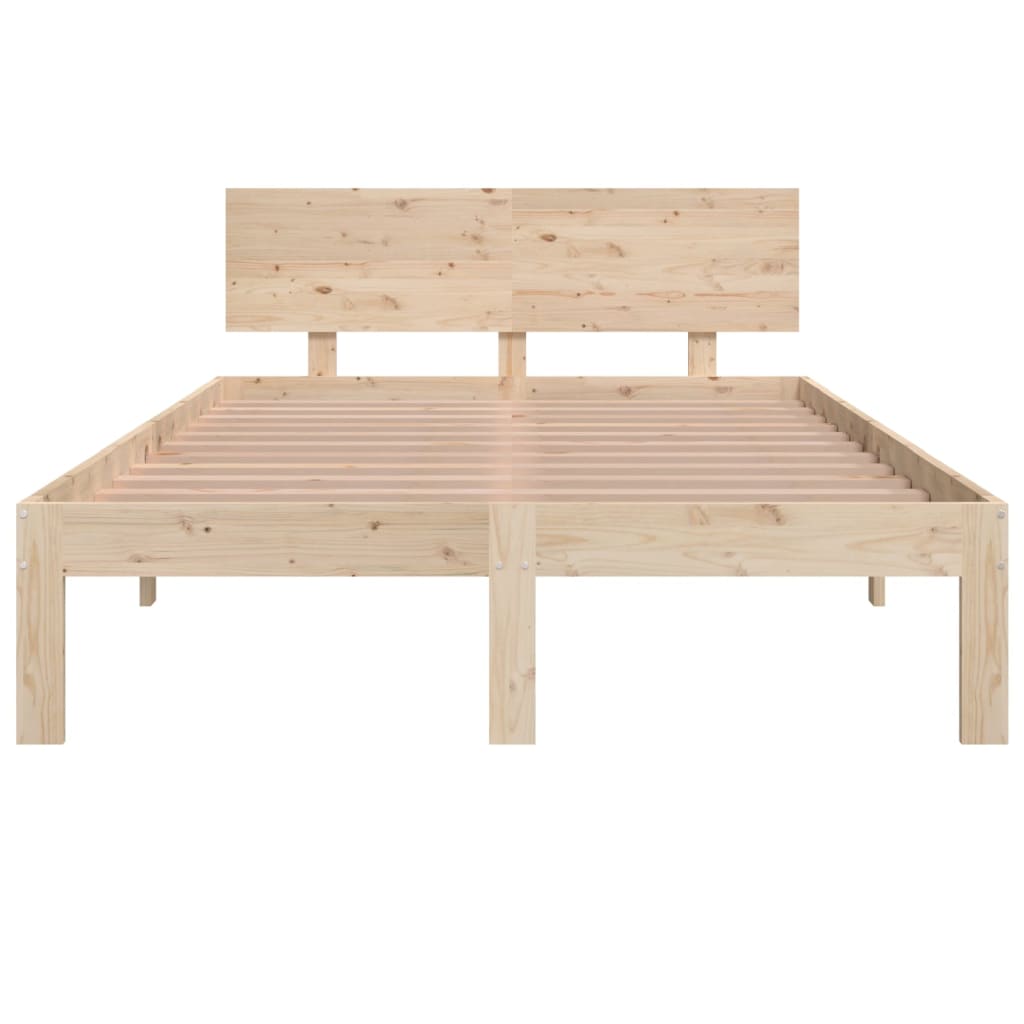 Bedframe massief hout 75x190 cm