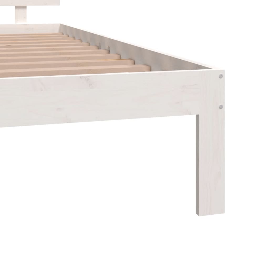 Bedframe massief hout 75x190 cm