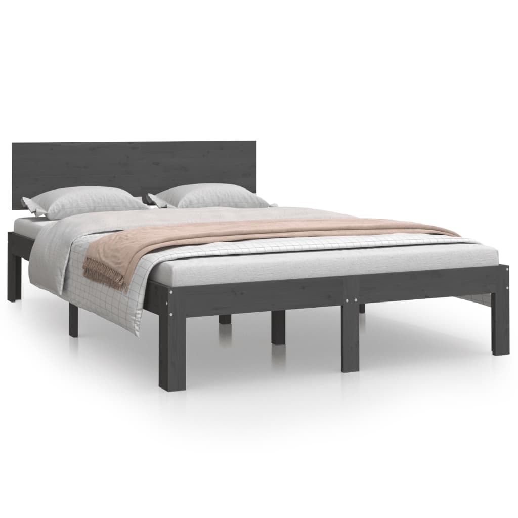 Bedframe massief hout 75x190 cm