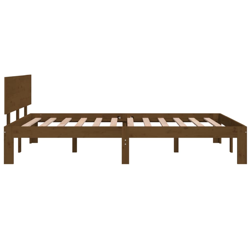 Bedframe massief hout 75x190 cm