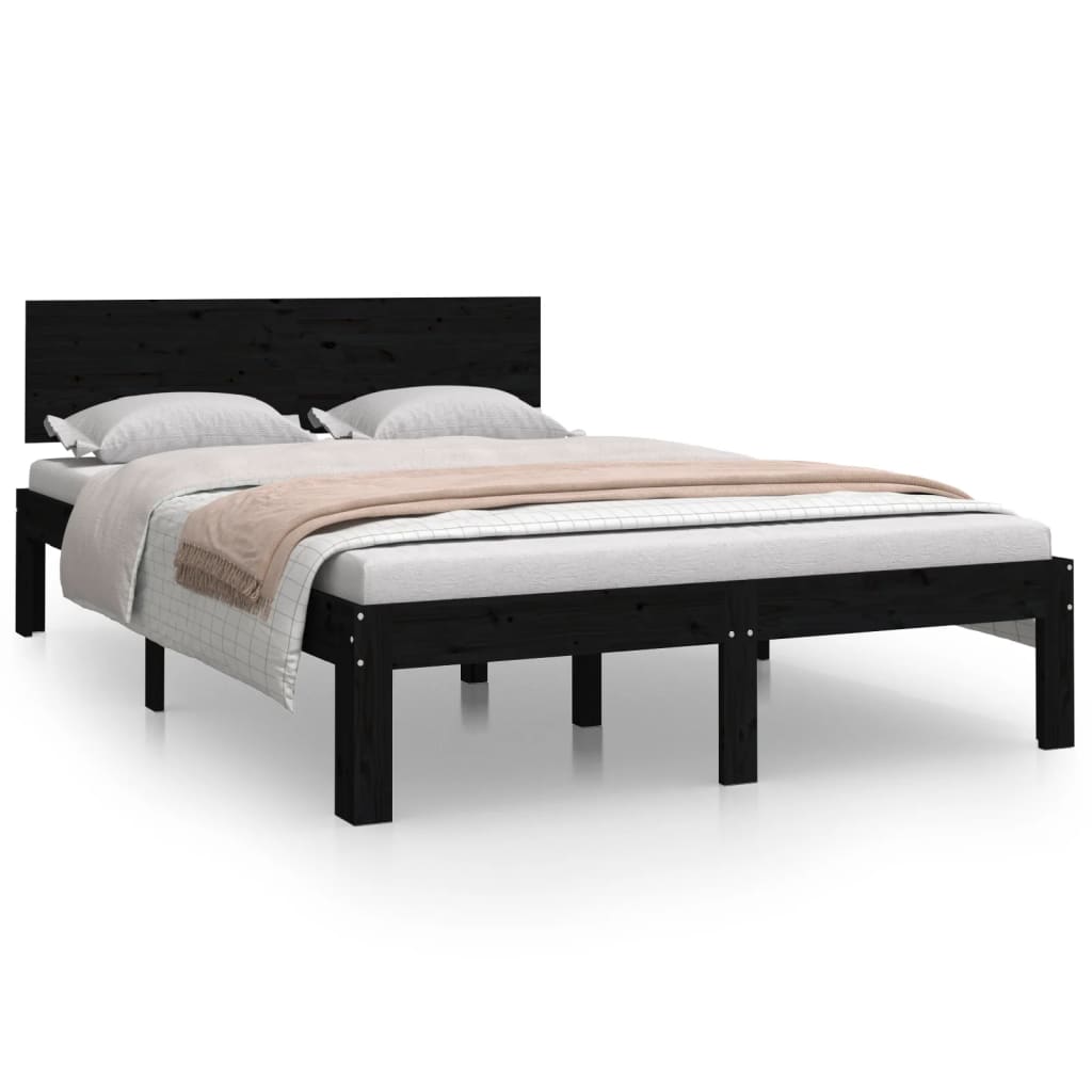 Bedframe massief hout 75x190 cm