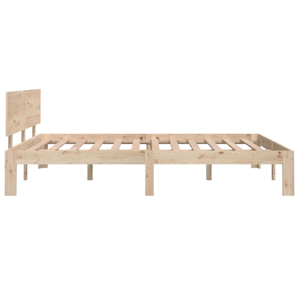 Bedframe massief hout 75x190 cm