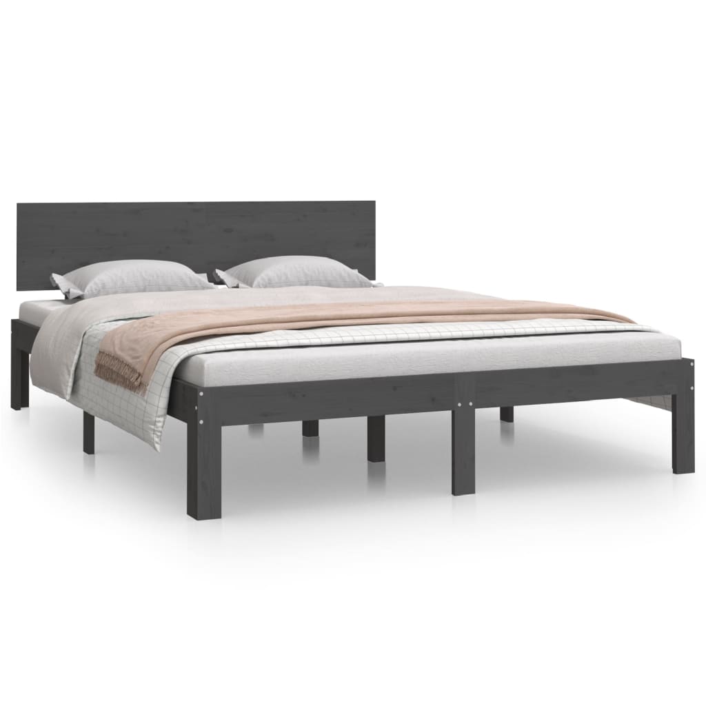 Bedframe massief hout 75x190 cm