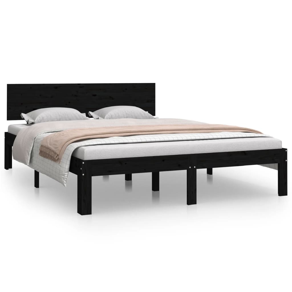 Bedframe massief hout 75x190 cm