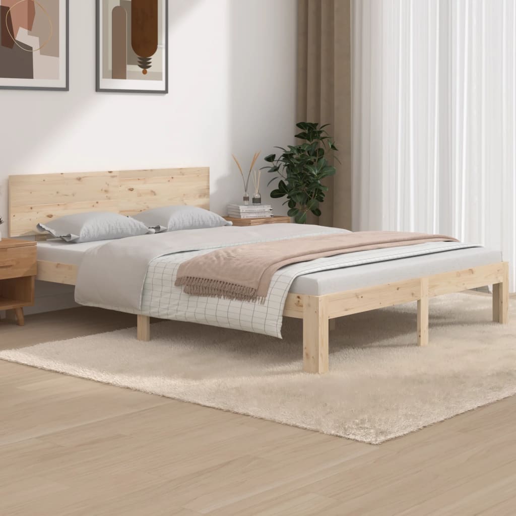 Bedframe massief grenenhout 120x200 cm