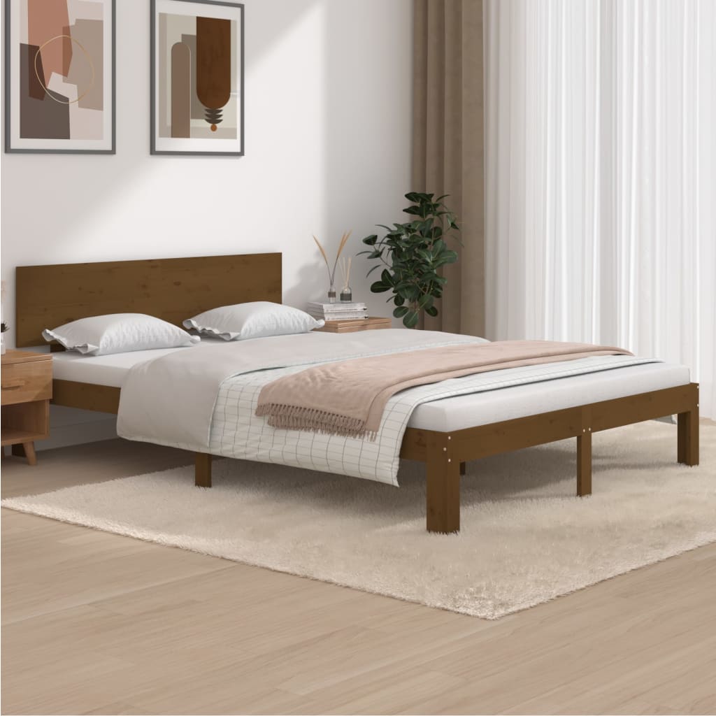 Bedframe massief grenenhout 100x200 cm