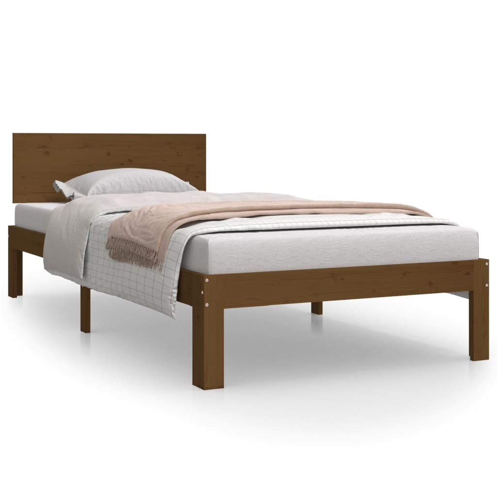 Bedframe massief grenenhout 100x200 cm