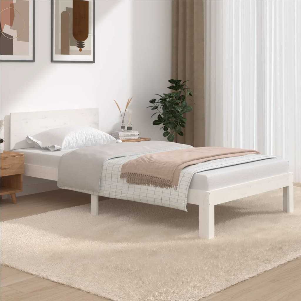 Bedframe massief grenenhout 100x200 cm