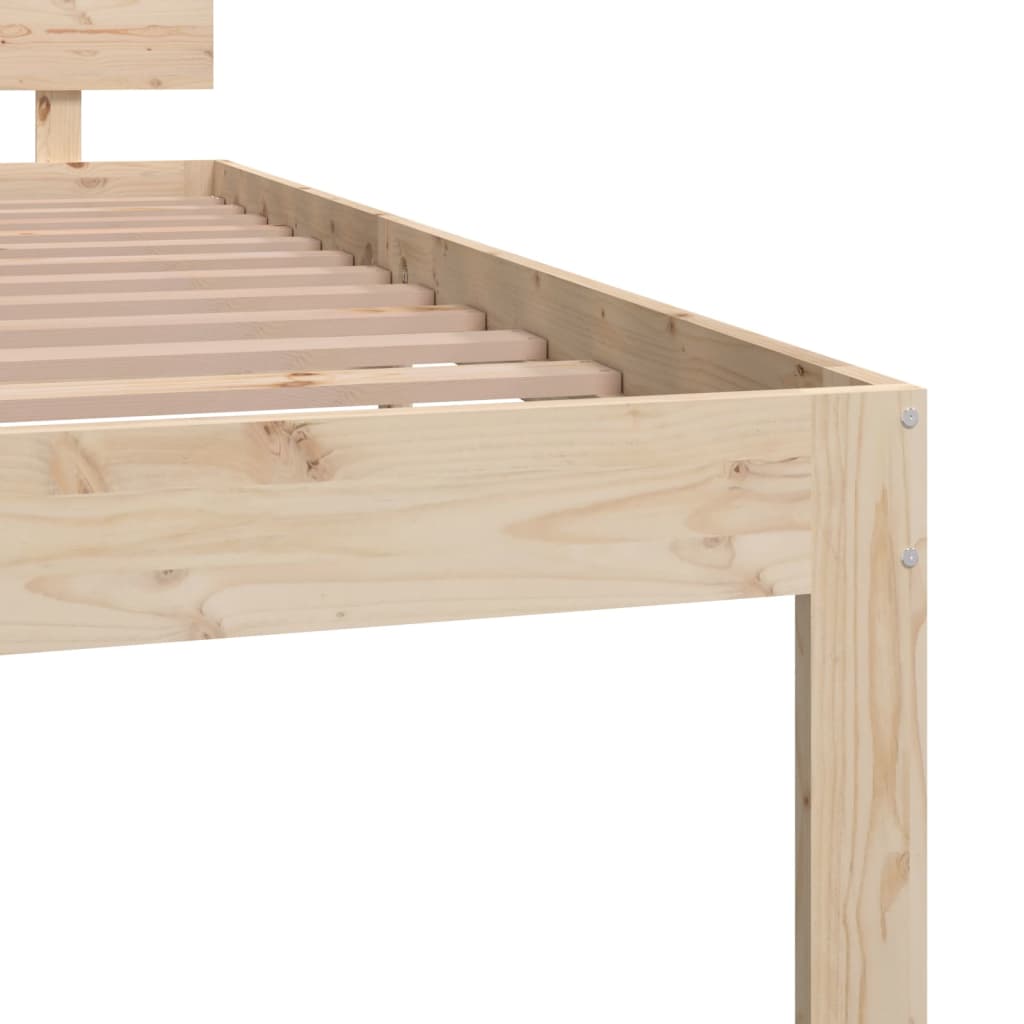 Bedframe massief grenenhout 100x200 cm