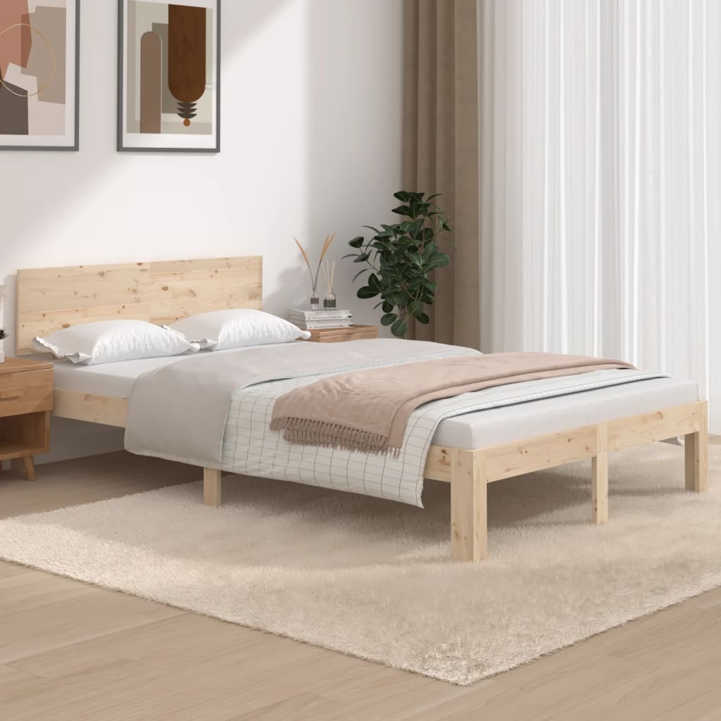 Bedframe massief grenenhout 100x200 cm