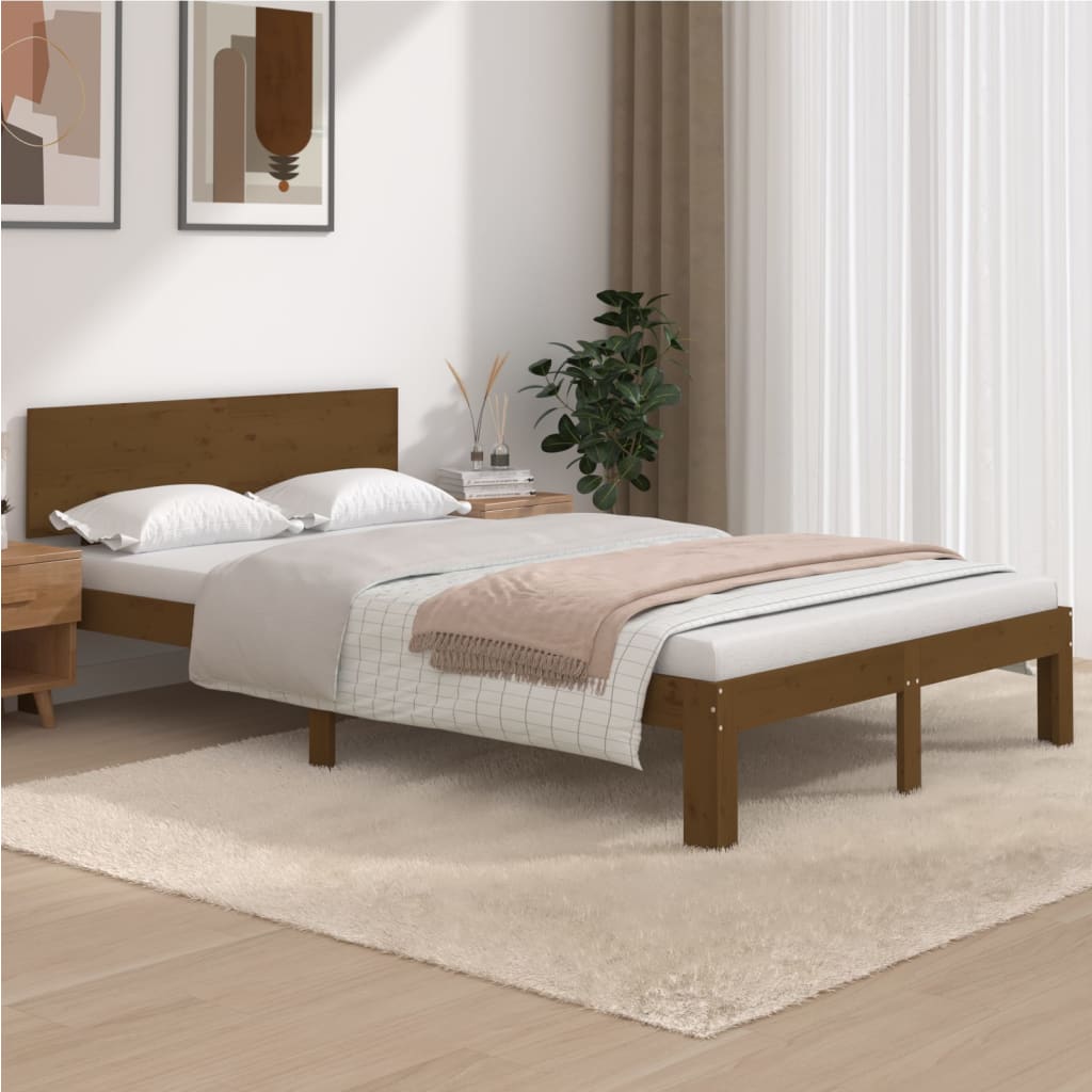 Bedframe massief grenenhout 100x200 cm