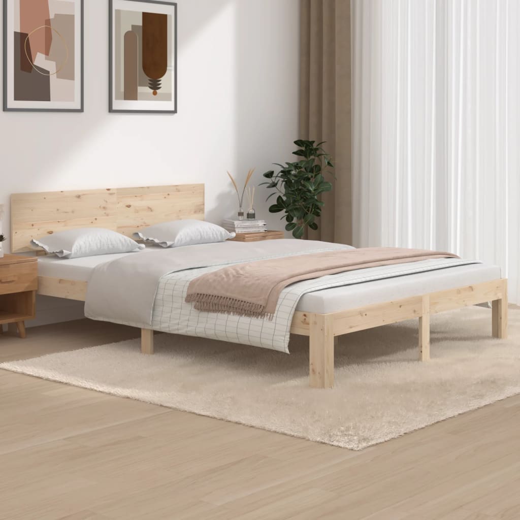 Bedframe massief grenenhout 100x200 cm