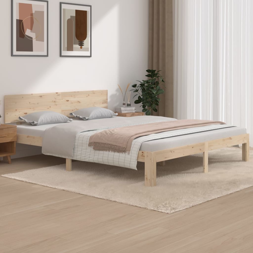 Bedframe massief grenenhout 120x200 cm