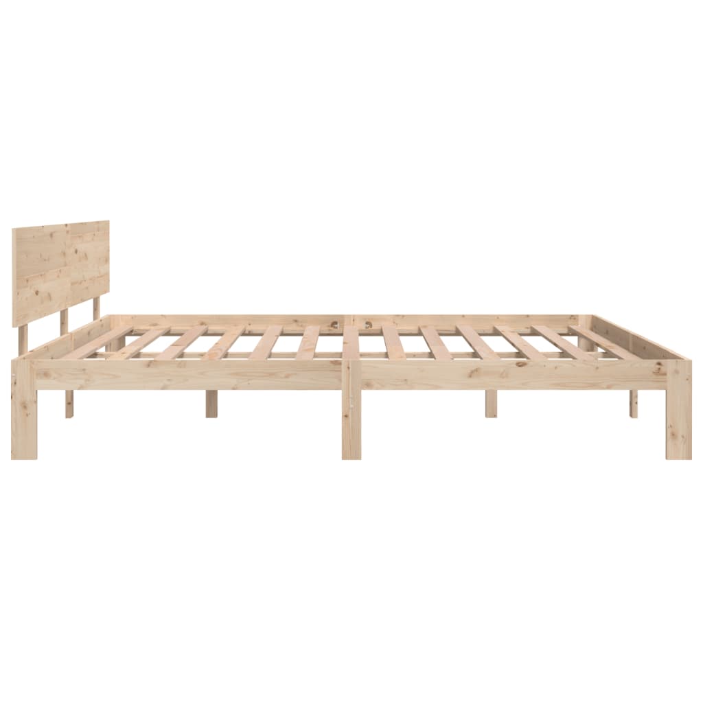 Bedframe massief hout 75x190 cm