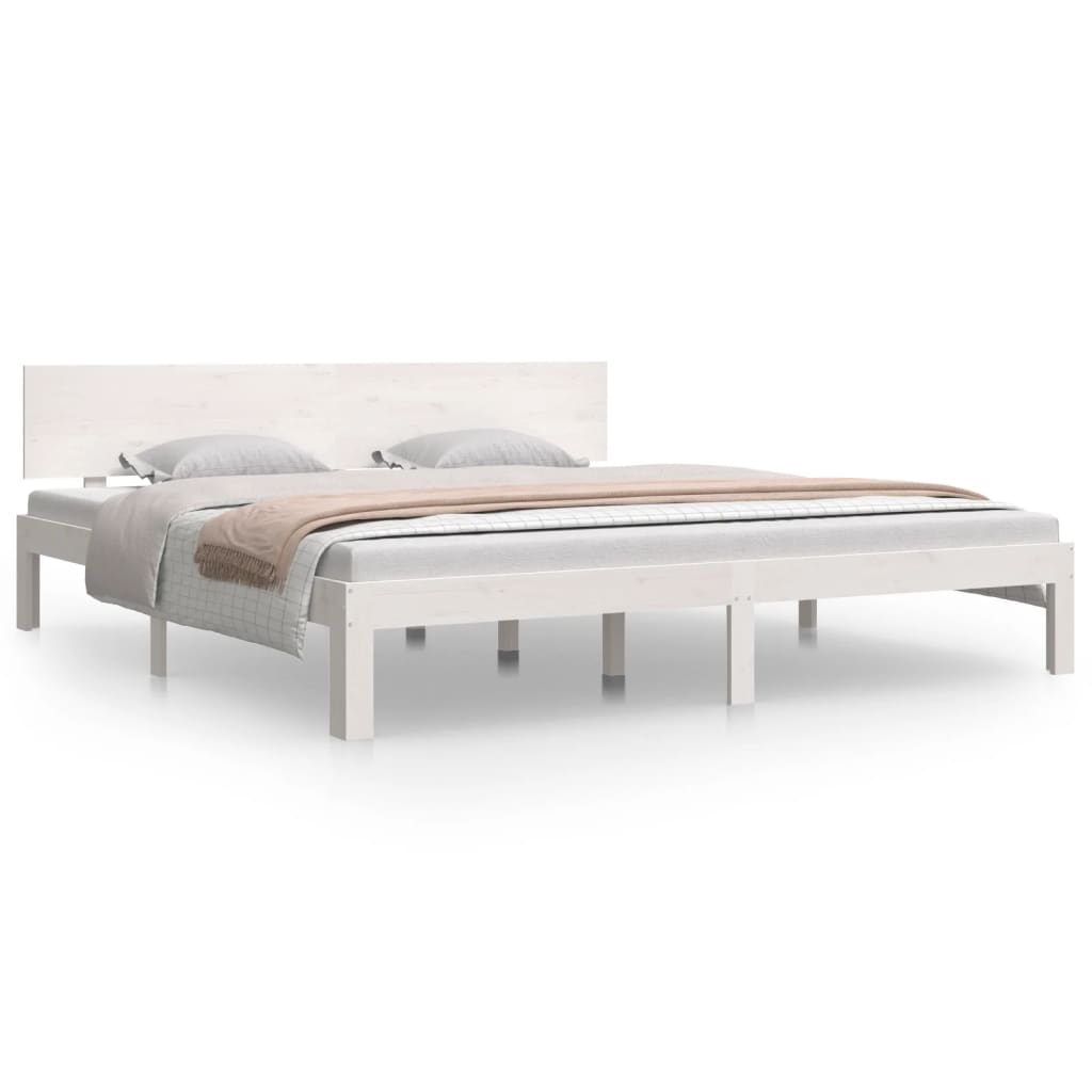 Bedframe massief hout 75x190 cm