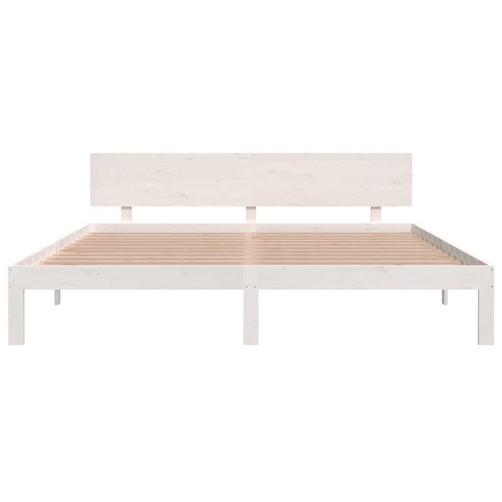 Bedframe massief hout 75x190 cm