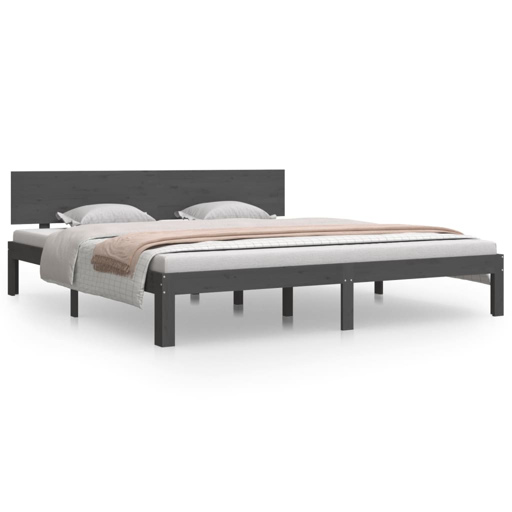 Bedframe massief hout 75x190 cm