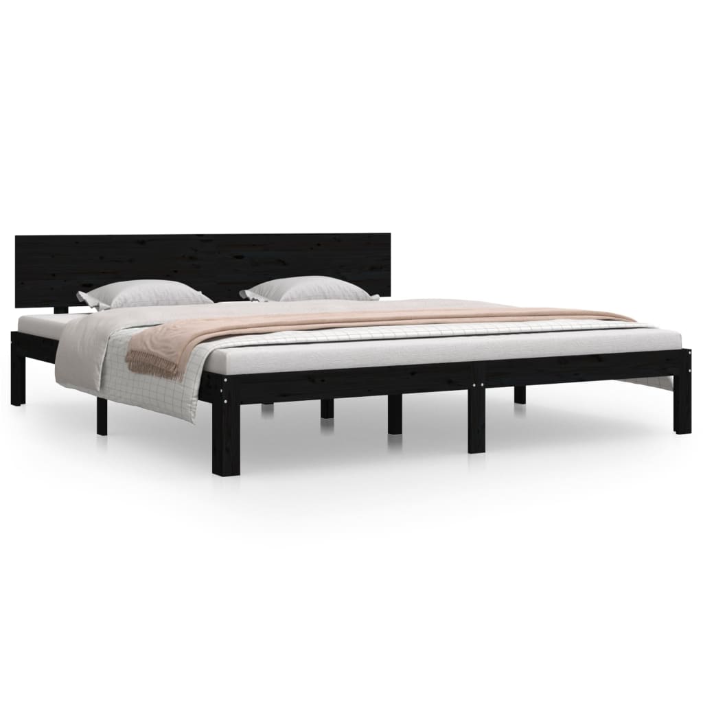 Bedframe massief hout 75x190 cm